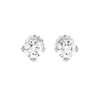 Orecchini Ama Donna in Oro bianco Diamante Lab Grown 1.40 Ct AMA-OR-101M-16 - AMA-OR-101M-16